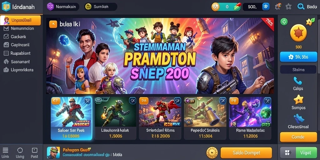 Tampilan antarmuka yang sederhana dan mudah dinavigasi.