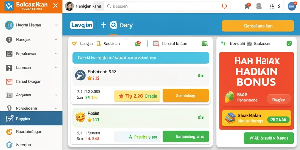 Tampilan antarmuka yang menarik dan user-friendly.