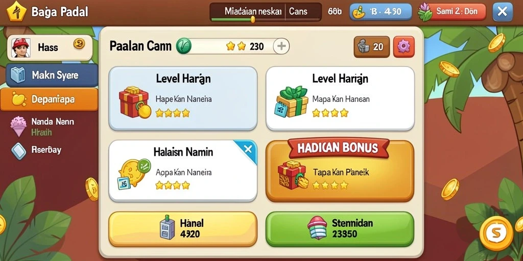 Tampilan antarmuka yang user-friendly dan menarik.