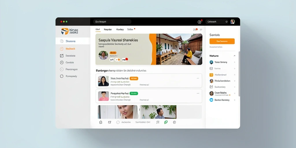 Tampilan antarmuka yang memukau dan user-friendly.
