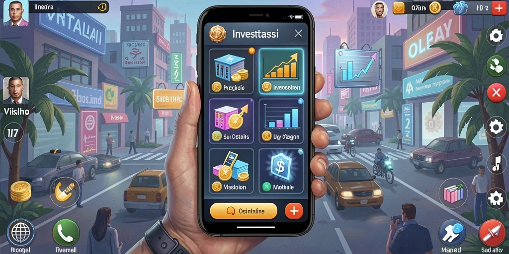 Screenshot menunjukkan antarmuka permainan yang menawan.