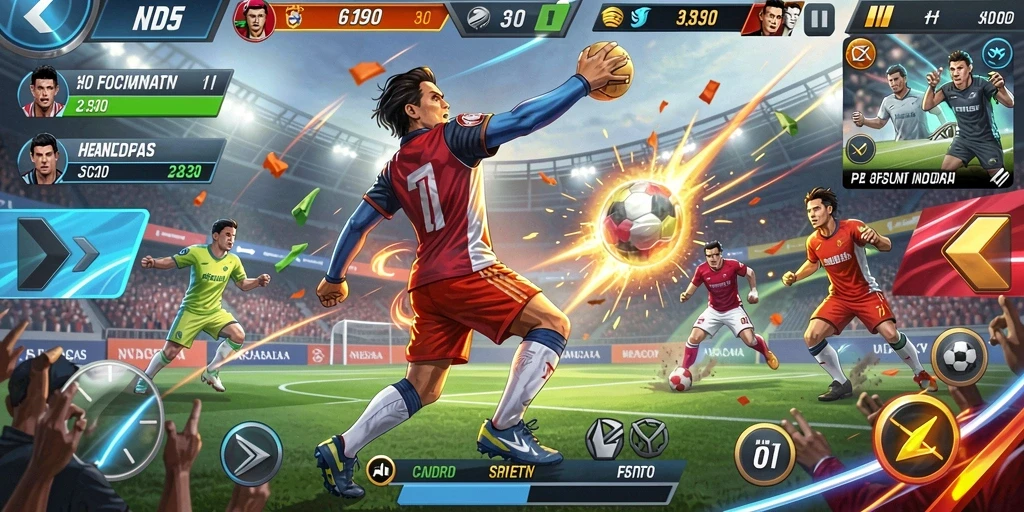 Screenshot menampilkan antarmuka permainan yang menarik.