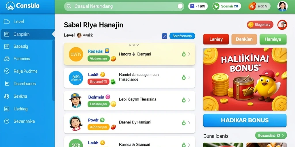 Tampilan antarmuka yang user-friendly.