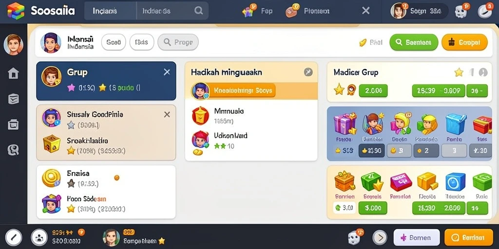 Tampilan awal yang menarik dan intuitif.