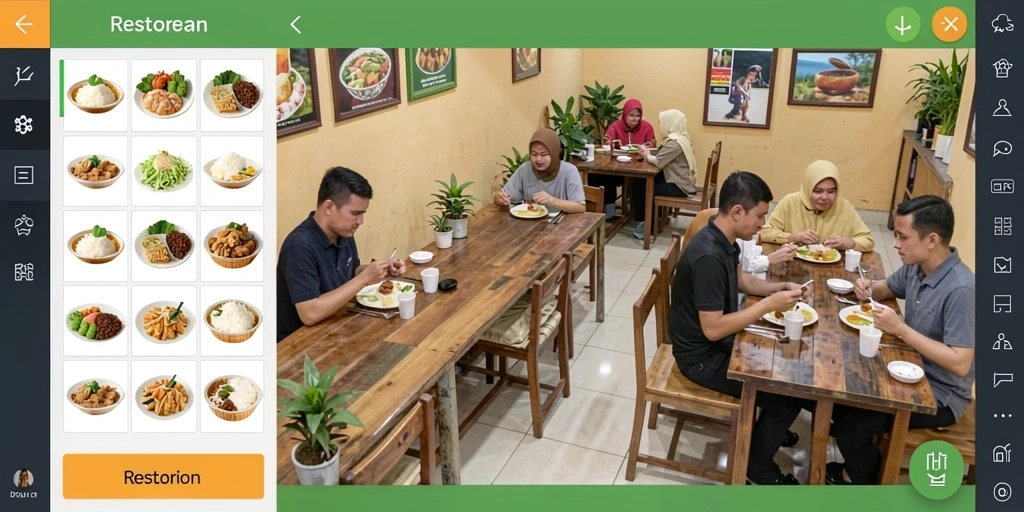 Tampilan antarmuka yang user-friendly dan menarik.