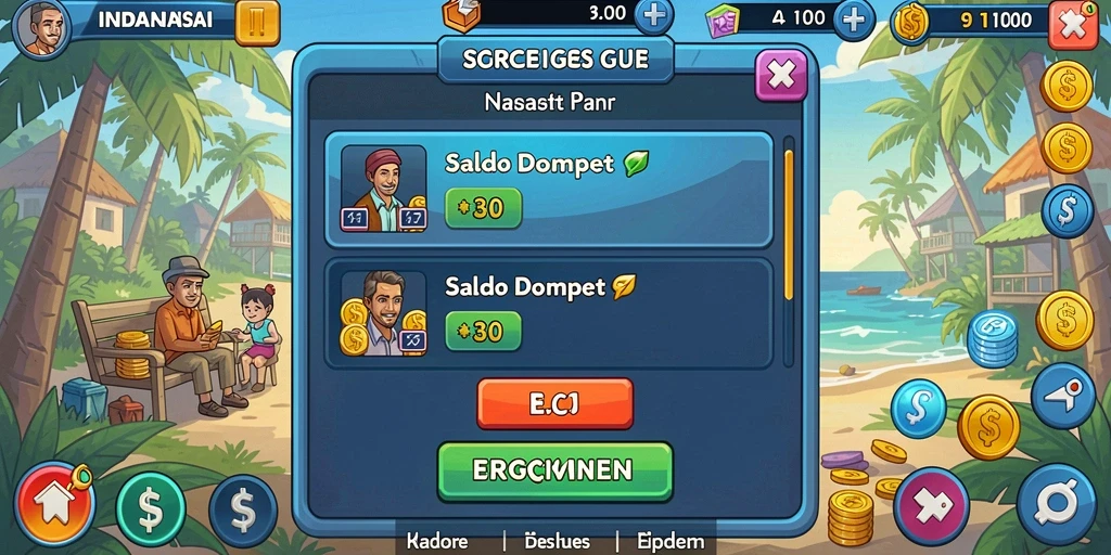Tampilan karakter unik dalam game SKY99.